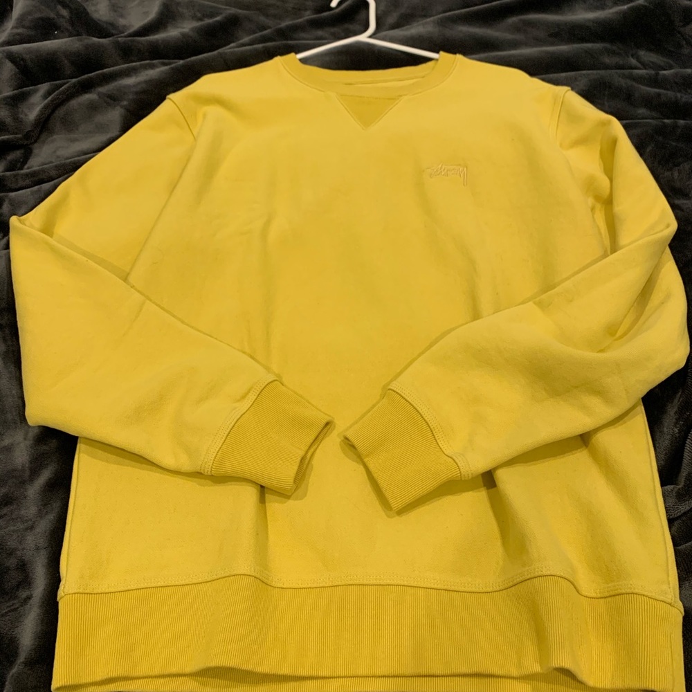 Stüssy stock logo crew neck